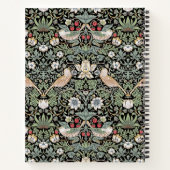 William Morris Strawberry Thief I Black Birds Notitieboek (Achterkant)