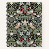 William Morris Strawberry Thief I Black Birds Notitieboek (Voorkant)