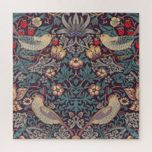 William Morris Strawberry Thief Jigzaag Puzzle Legpuzzel
