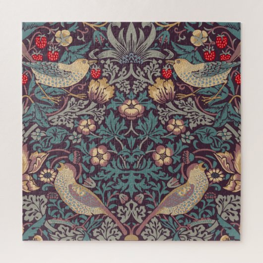 William Morris Strawberry Thief Jigzaag Puzzle Legpuzzel (Verticaal)