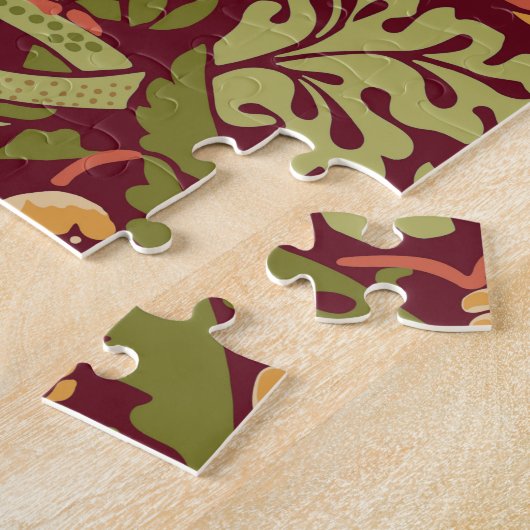 William Morris Strawberry Thief Jigzaag Puzzle Legpuzzel (Zijkant)