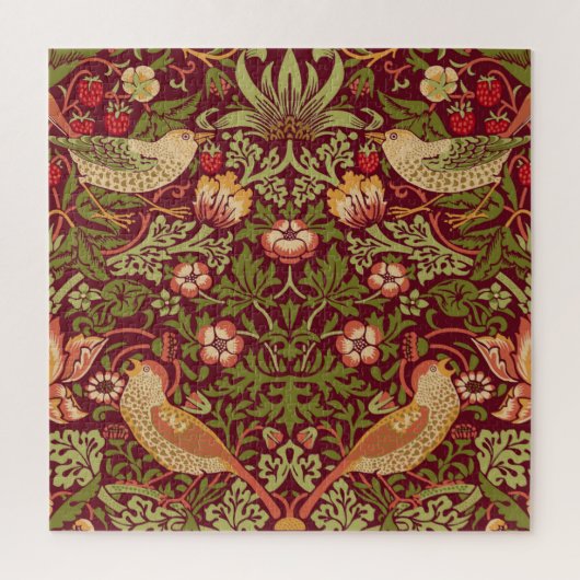 William Morris Strawberry Thief Jigzaag Puzzle Legpuzzel (Verticaal)
