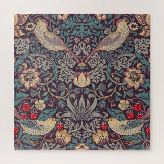 William Morris Strawberry Thief Jigzaag Puzzle Legpuzzel (Verticaal)