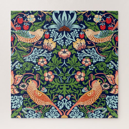 William Morris Strawberry Thief Jigzaag Puzzle Legpuzzel (Verticaal)