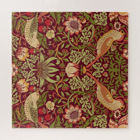 William Morris Strawberry Thief Jigzaag Puzzle Legpuzzel (Horizontaal)