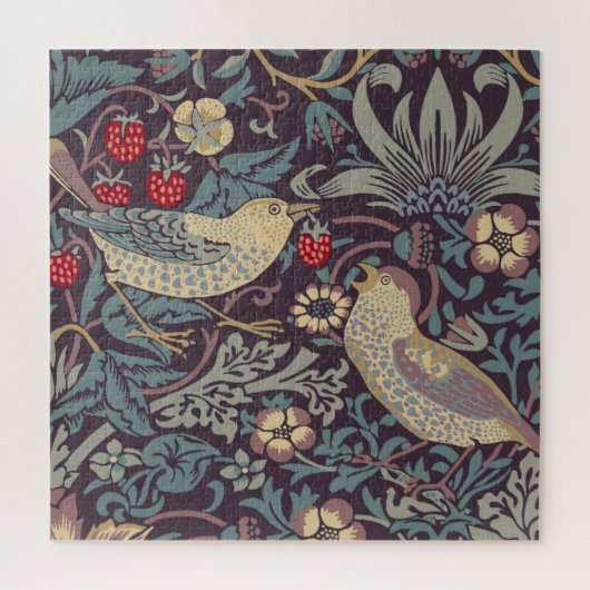 William Morris Strawberry Thief Jigzaag Puzzle Legpuzzel (Verticaal)