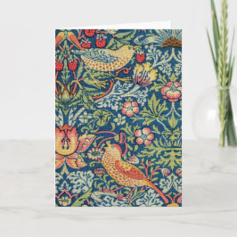 William Morris - Strawberry Thief Kaart