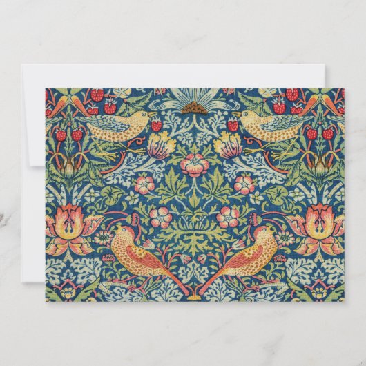 William Morris - Strawberry Thief Kaart (Voorkant)