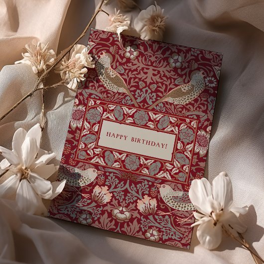 William Morris Strawberry Thief Kaart