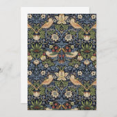 William Morris Strawberry Thief Kaart (Voorkant / Achterkant)