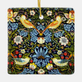 William Morris - Strawberry Thief Keramisch Ornament (Voorkant)