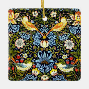 William Morris - Strawberry Thief Keramisch Ornament