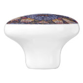  William Morris Strawberry Thief Keramische Knop (Zijkant)