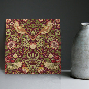 William Morris Strawberry Thief Keramische Tegel Tegeltje