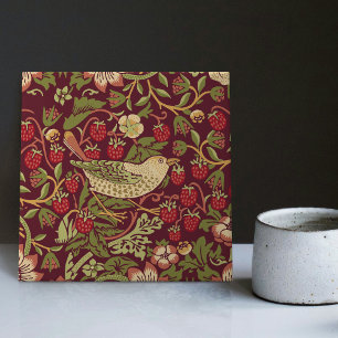 William Morris Strawberry Thief Keramische Tegel Tegeltje