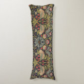 William Morris Strawberry Thief Kunst Lichaamskussen (Voorkant Verticaal)