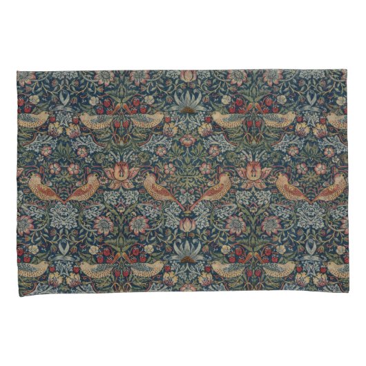  William Morris Strawberry Thief Kussensloop (Voorkant-Rechts)