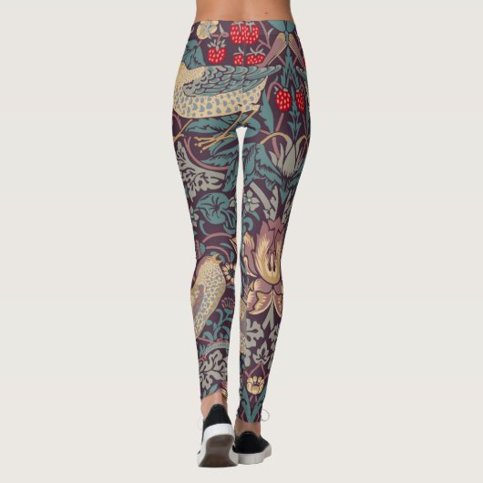 William Morris Strawberry Thief Leggings (Achterkant)