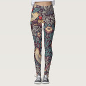 William Morris Strawberry Thief Leggings (Voorkant)