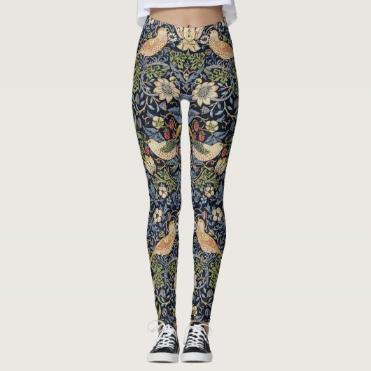 William Morris Strawberry Thief Leggings (Voorkant)