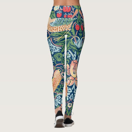 William Morris Strawberry Thief Leggings (Achterkant)