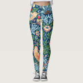 William Morris Strawberry Thief Leggings (Voorkant)