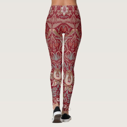 William Morris Strawberry Thief Leggings (Achterkant)