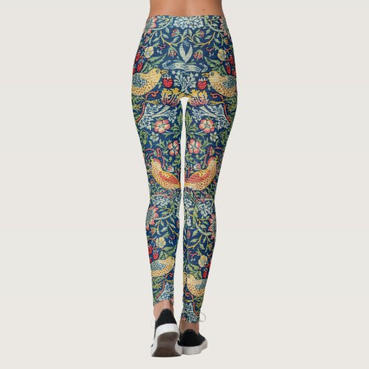William Morris - Strawberry Thief Leggings (Achterkant)