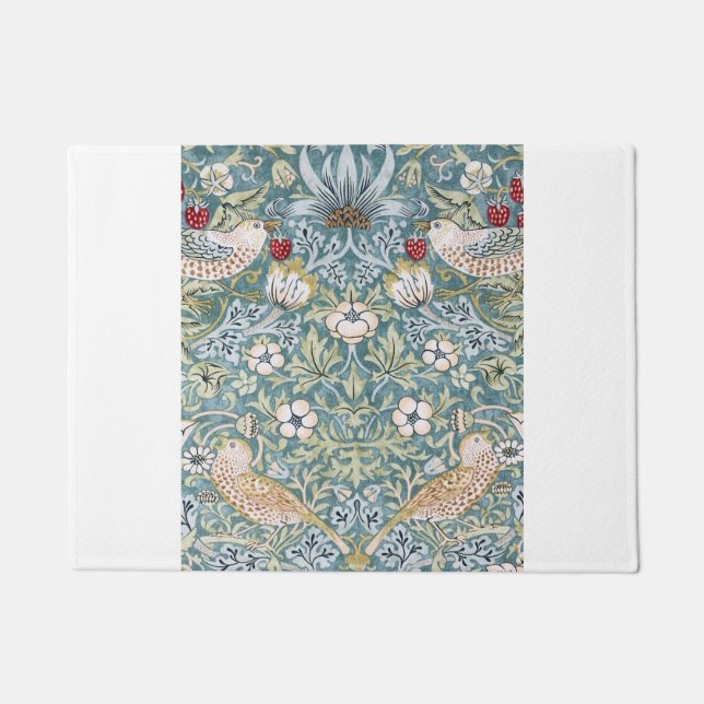 William Morris Strawberry Thief Light Design Deurmat (Voorkant)