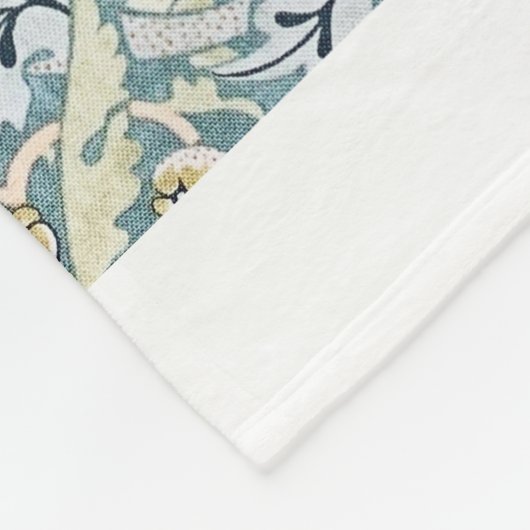 William Morris Strawberry Thief Light Design Fleece Deken (Hoek)