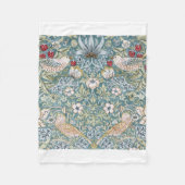 William Morris Strawberry Thief Light Design Fleece Deken (Voorkant)