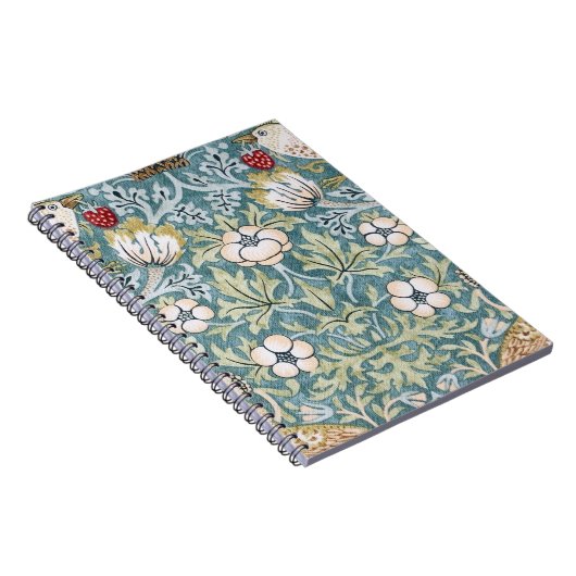 William Morris Strawberry Thief Light Design Notitieboek (Rechterzijde)