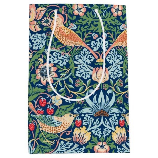 William Morris Strawberry Thief Medium Cadeauzakje (Voorkant)