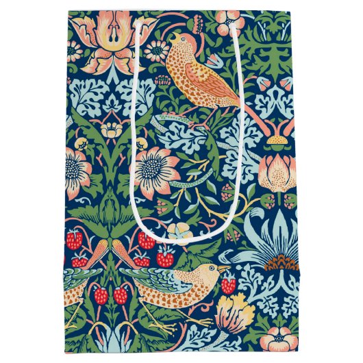 William Morris Strawberry Thief Medium Cadeauzakje (Achterkant)
