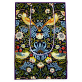 William Morris - Strawberry Thief Medium Cadeauzakje (Achterkant)