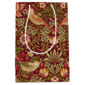 William Morris Strawberry Thief Medium Gift Bag Cadeauzakje (Voorkant)