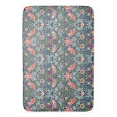 William Morris Strawberry Thief Navy Koraal Badmat (Voorkant Verticaal)