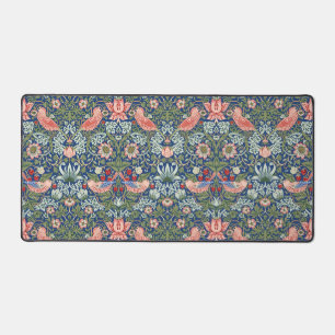 William Morris Strawberry Thief Navy Koraal Bureaumat