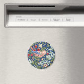 William Morris Strawberry Thief Navy Koraal Magneet (Insitu (Vaatwasser))