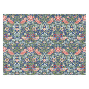 William Morris Strawberry Thief Navy Koraal Tafelkleed