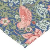 William Morris Strawberry Thief Navy Koraal Tafelkleed (Gekanteld)