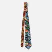 William Morris Strawberry Thief Nekdas Stropdas (Achterkant)