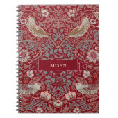 William Morris Strawberry Thief Notitieboek (Voorkant)