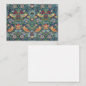 William Morris - Strawberry Thief Notitiekaartje (Voorkant / Achterkant)