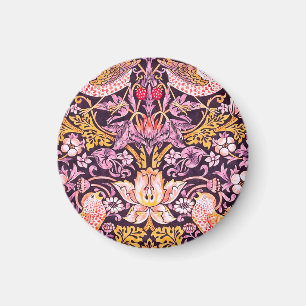 William Morris Strawberry Thief Paarse Versie Magneet