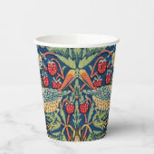 William Morris - Strawberry Thief Papieren Bekers (Links)