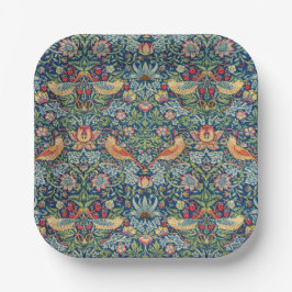 William Morris - Strawberry Thief Papieren Bordje