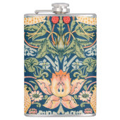 William Morris 'Strawberry Thief' Patroon Heupfles (Voorkant)