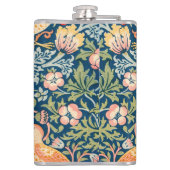 William Morris 'Strawberry Thief' Patroon Heupfles (Achterkant)