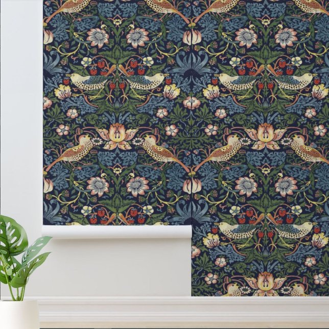 William Morris  Strawberry Thief Pattern Behang (Creator heeft geüpload)